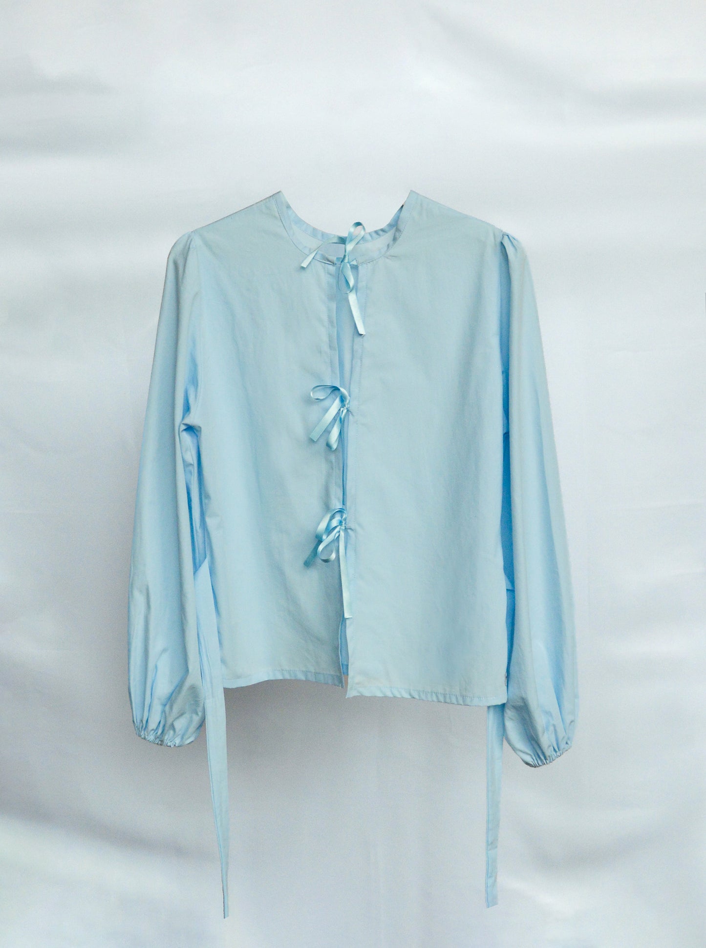 Blouse réversible Angélina (bleue)