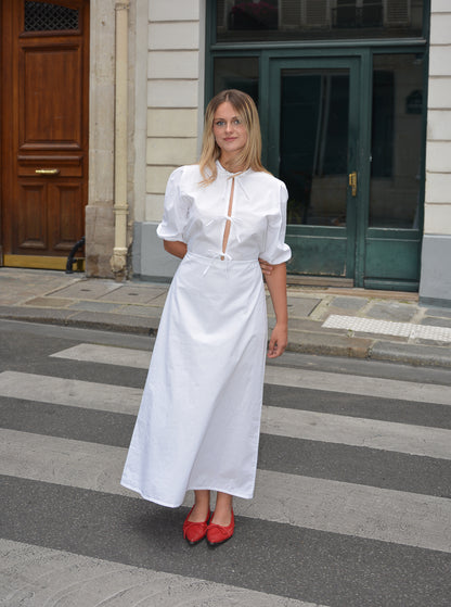 Robe réversible Bianca (blanche)